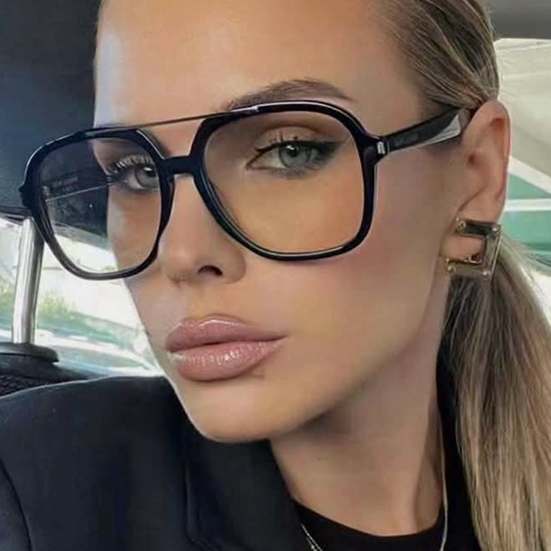 Designer Sunglasses - Nieuwe Dubbele Brug Pilot Zonnebril Dames