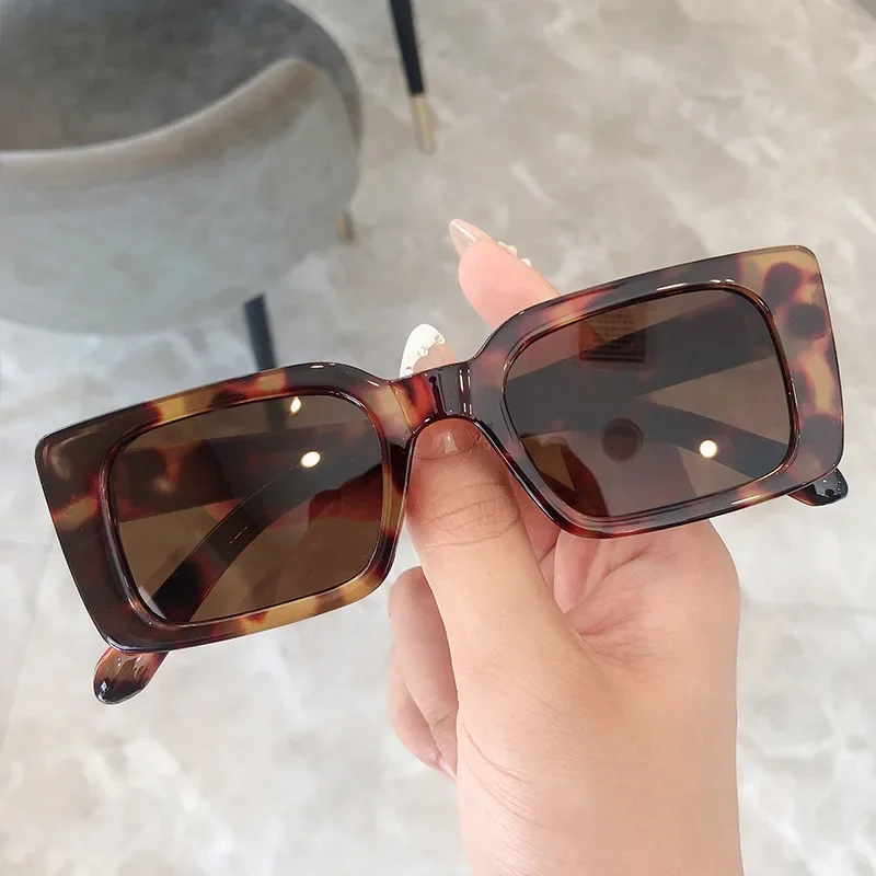 Sunglasses Uv400 - Nieuwe, populaire, modieuze, kleine rechthoekige zonnebrillen