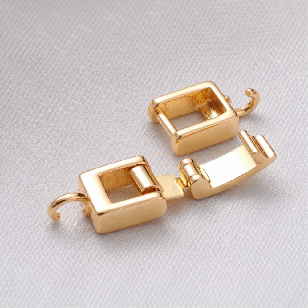 2 stuks 18K gouden kettingluss - Gold Plated Jewelry recensie en prijs