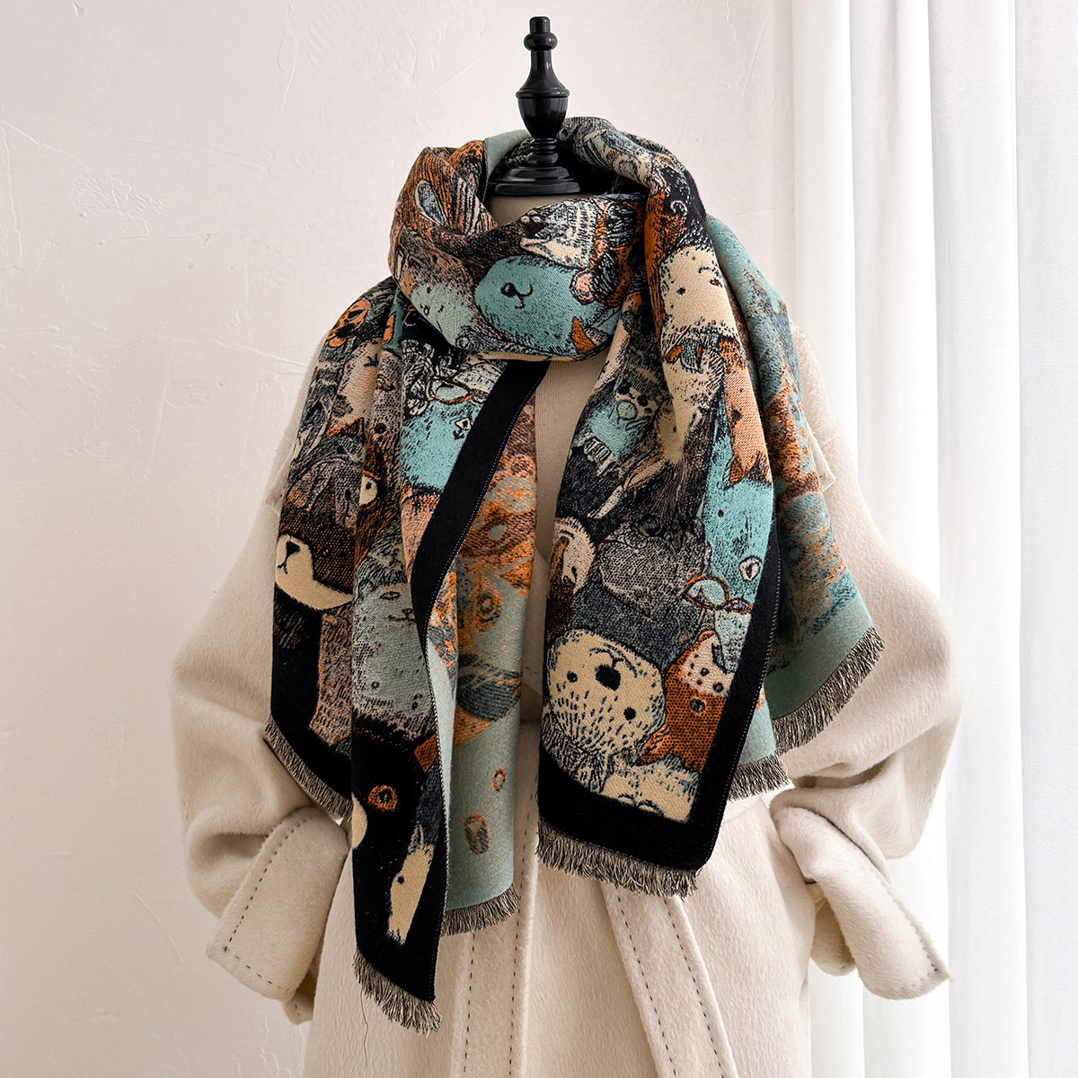 Dames Imitatie Kasjmier Sjaal  - Cashmere Scarf recensie en prijs